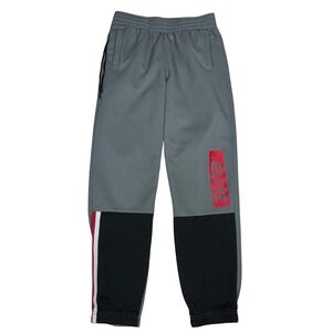Nike Elite Dri-FIT Boys XL Grey Black Red Basketball Jogger Pants Standard Fit